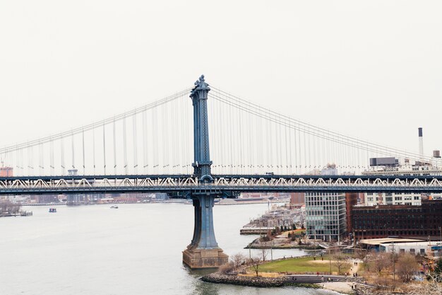 Puente de brooklyn y nueva york