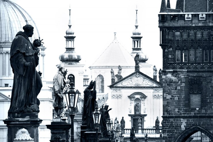 Foto gratuito el puente de carlos en praga