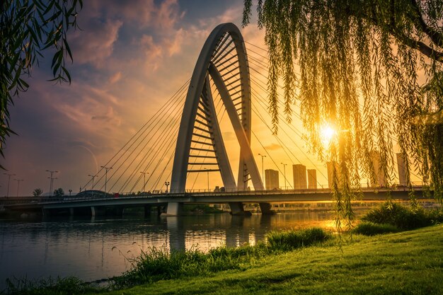 El puente con la ciudad