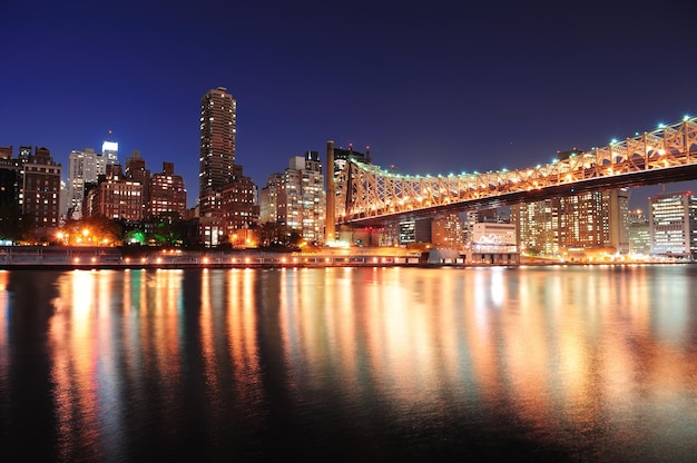 Foto gratuita puente de queensboro y manhattan