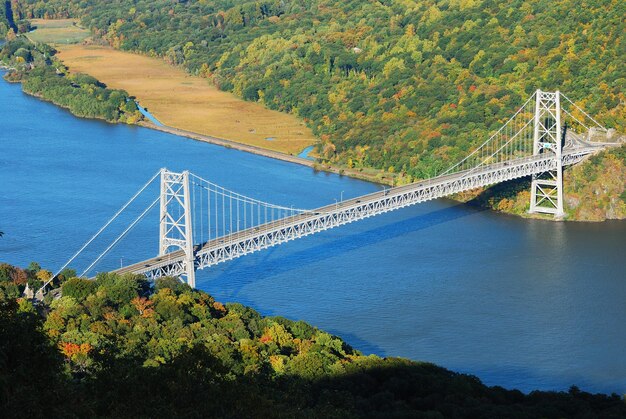 Puente sobre el río Hudson