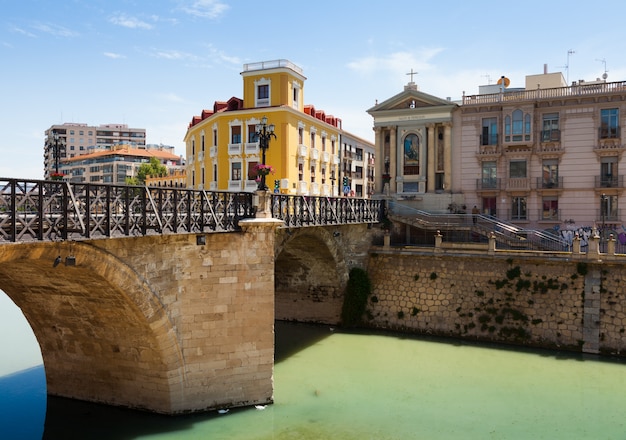 Foto gratuita puente viejo de los peligros en murcia, españa