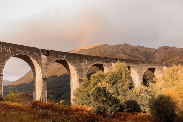 Foto gratuita puentes de harry potter en highlands