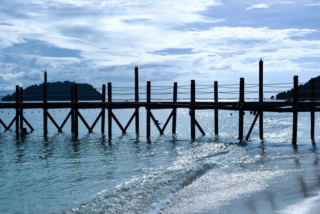 Puerto al atardecer