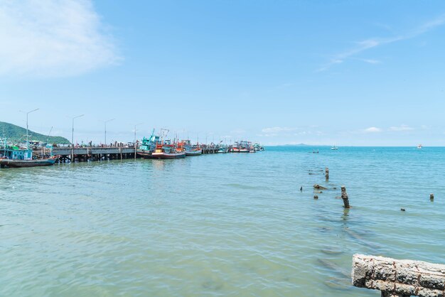 puerto de barco de pesca