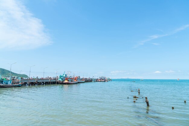 puerto de barco de pesca