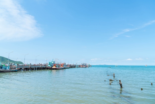 puerto de barco de pesca