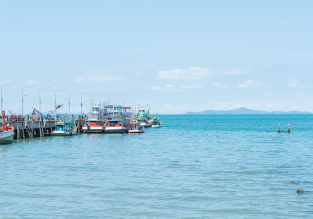 puerto de barco de pesca