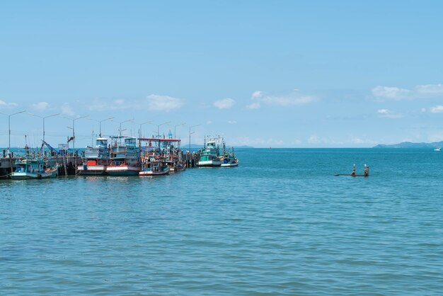 puerto de barco de pesca