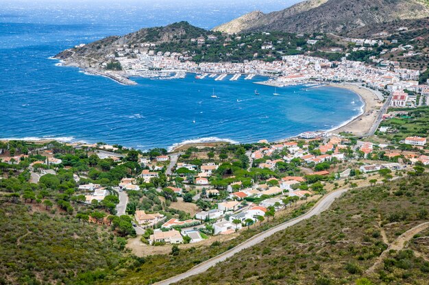 Puerto de la Costa Brava en Girona, Cataluña, España