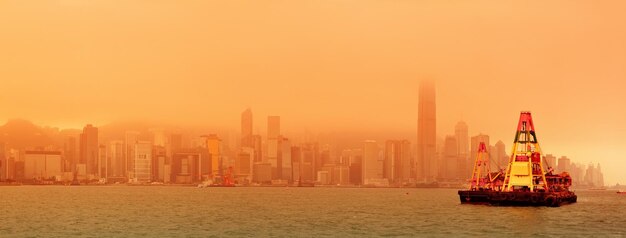 Puerto de victoria de Hong Kong