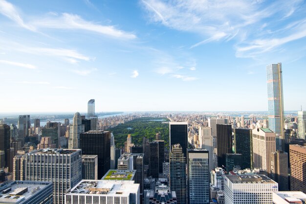 Puesta de sol en Manhattan