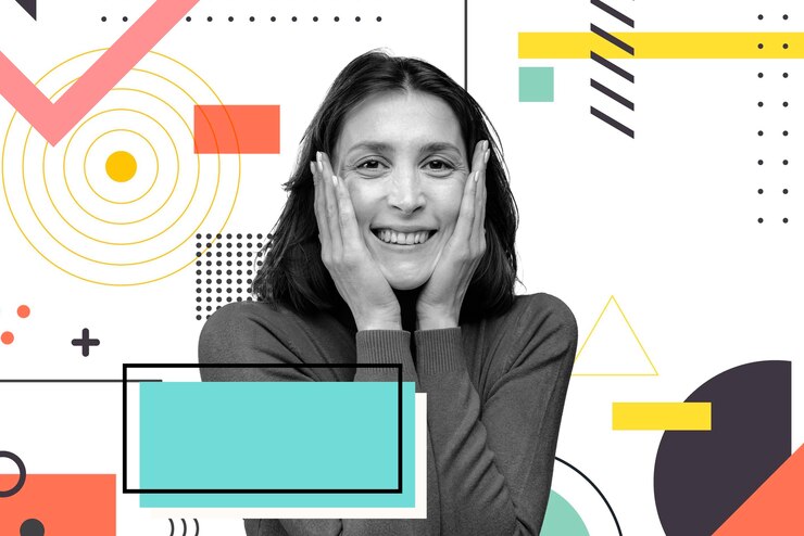 Foto gratuito puesto de trabajo al lado del retrato del empleado