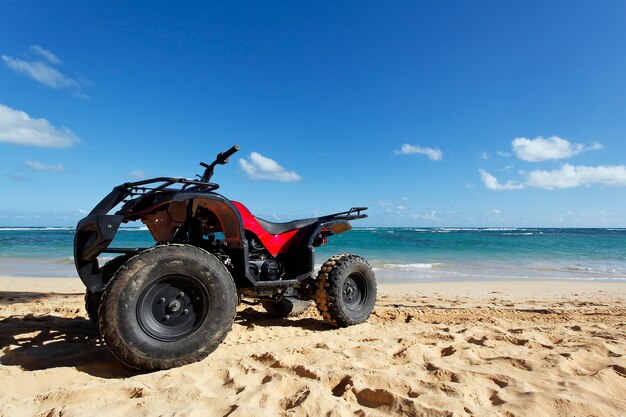 Quad en la playa