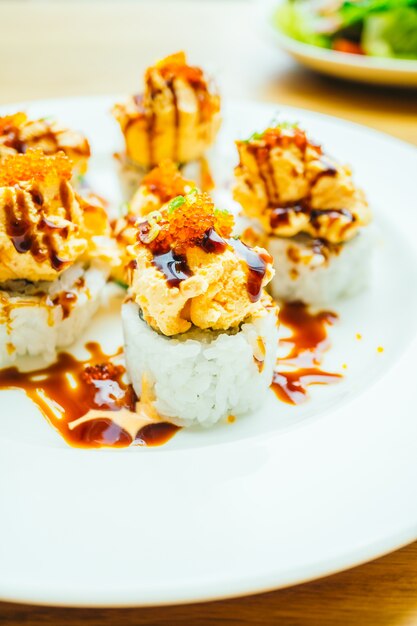 Queso crema de sushi