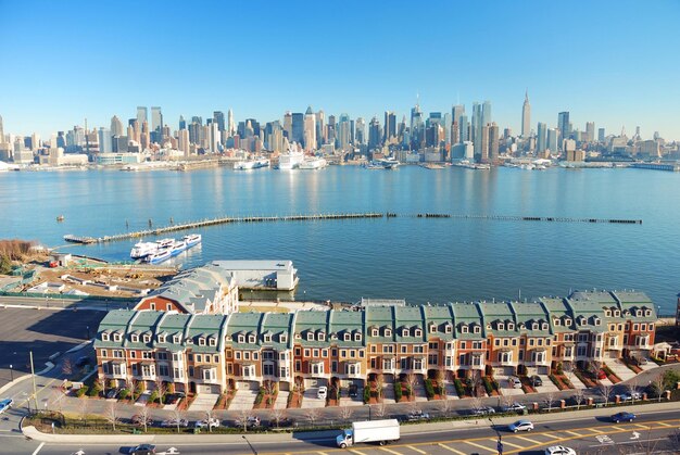 RÍO HUDSON PANORAMA DE LA CIUDAD DE NUEVA YORK