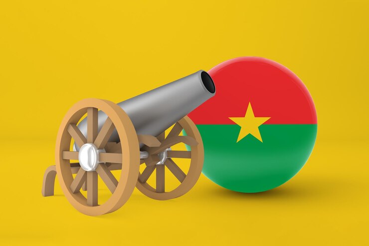 Foto gratuito ramadán burkina faso con cañón
