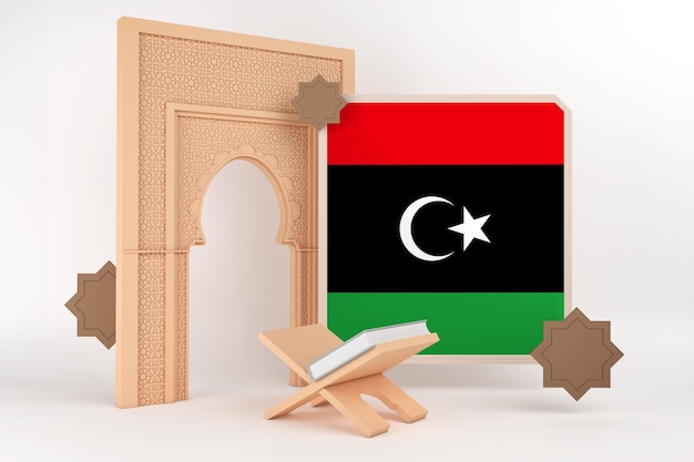 Foto gratuita ramadán libia y el trasfondo islámico