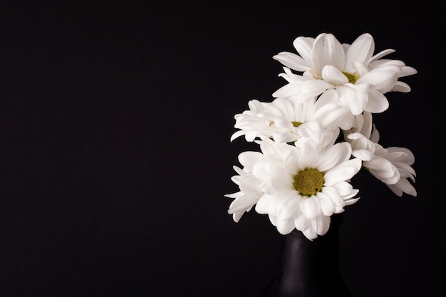 Ramo de flores de espacio de copia