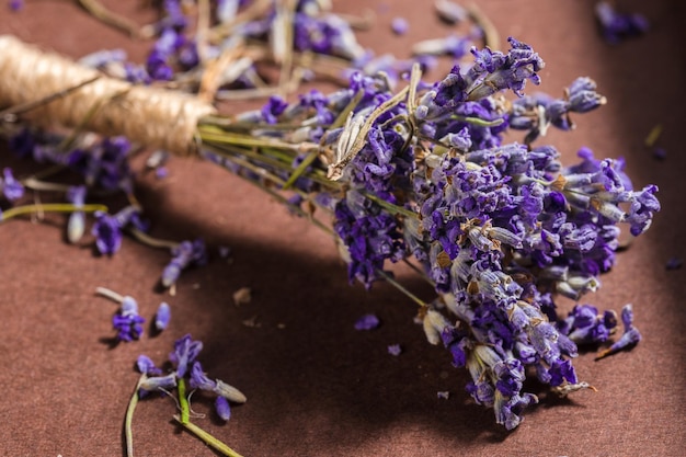 Foto gratuita ramo de flores de lavanda