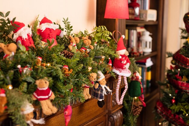 Árbol de navidad decorado