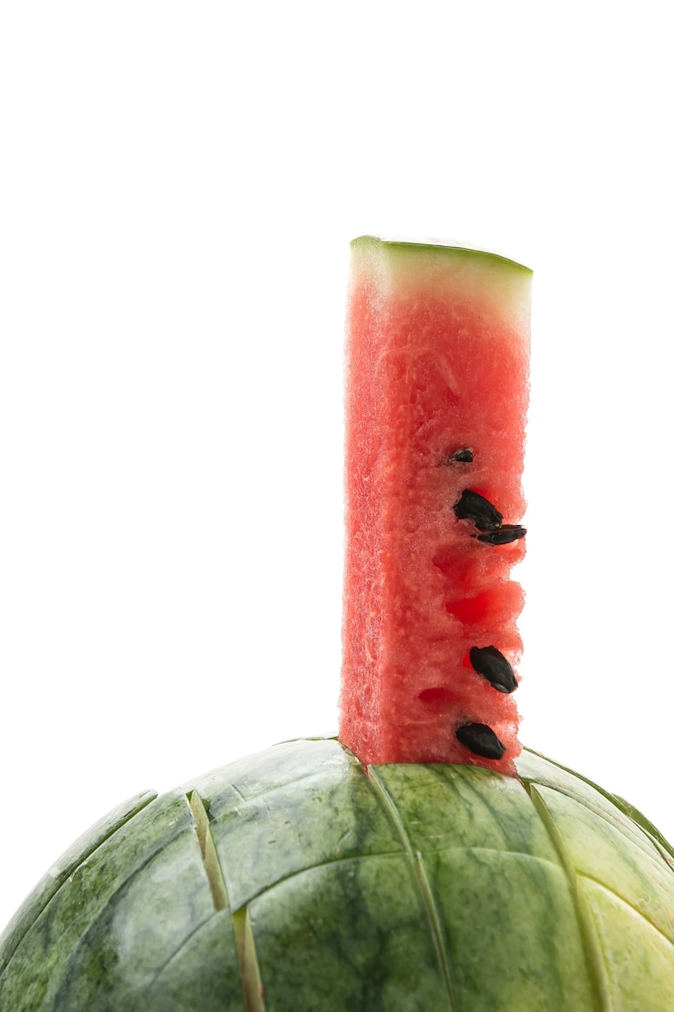 Foto gratuito rebanada de sandía