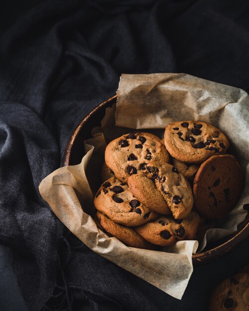 Receta de galletas de chispas de chocolate