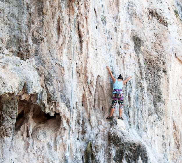 recorrido roca extrema exterior naturaleza