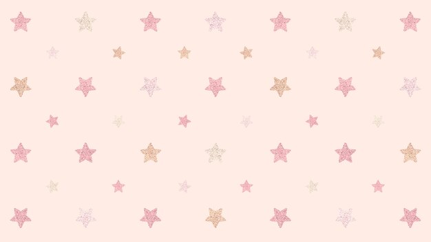 Recurso de diseño de fondo de estrellas rosa brillante transparente