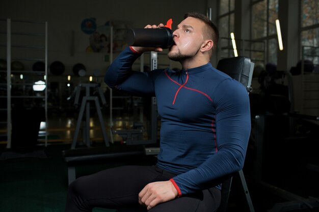 Refresco en el gimnasio.