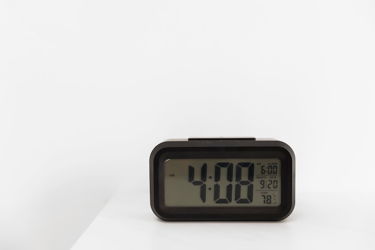 Foto gratuito reloj digital