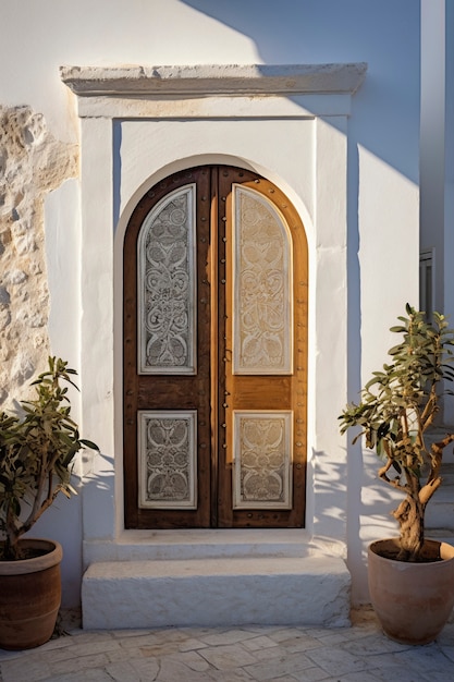 Foto gratuita rendering en 3d de la puerta del mediterráneo