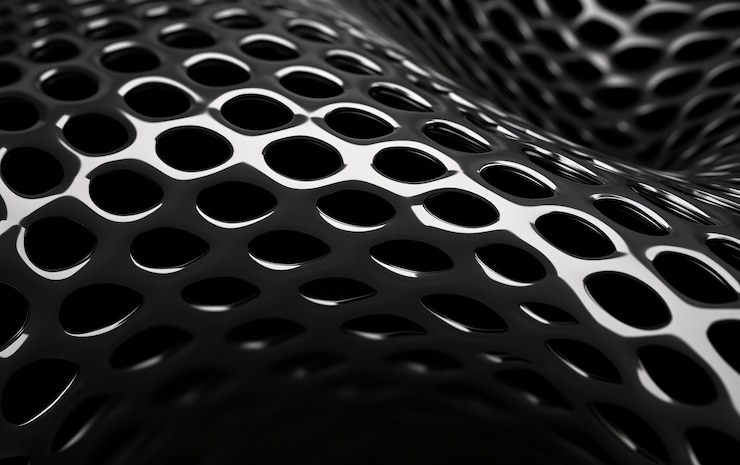 Foto gratuito renderización en 3d de un fondo abstracto en blanco y negro