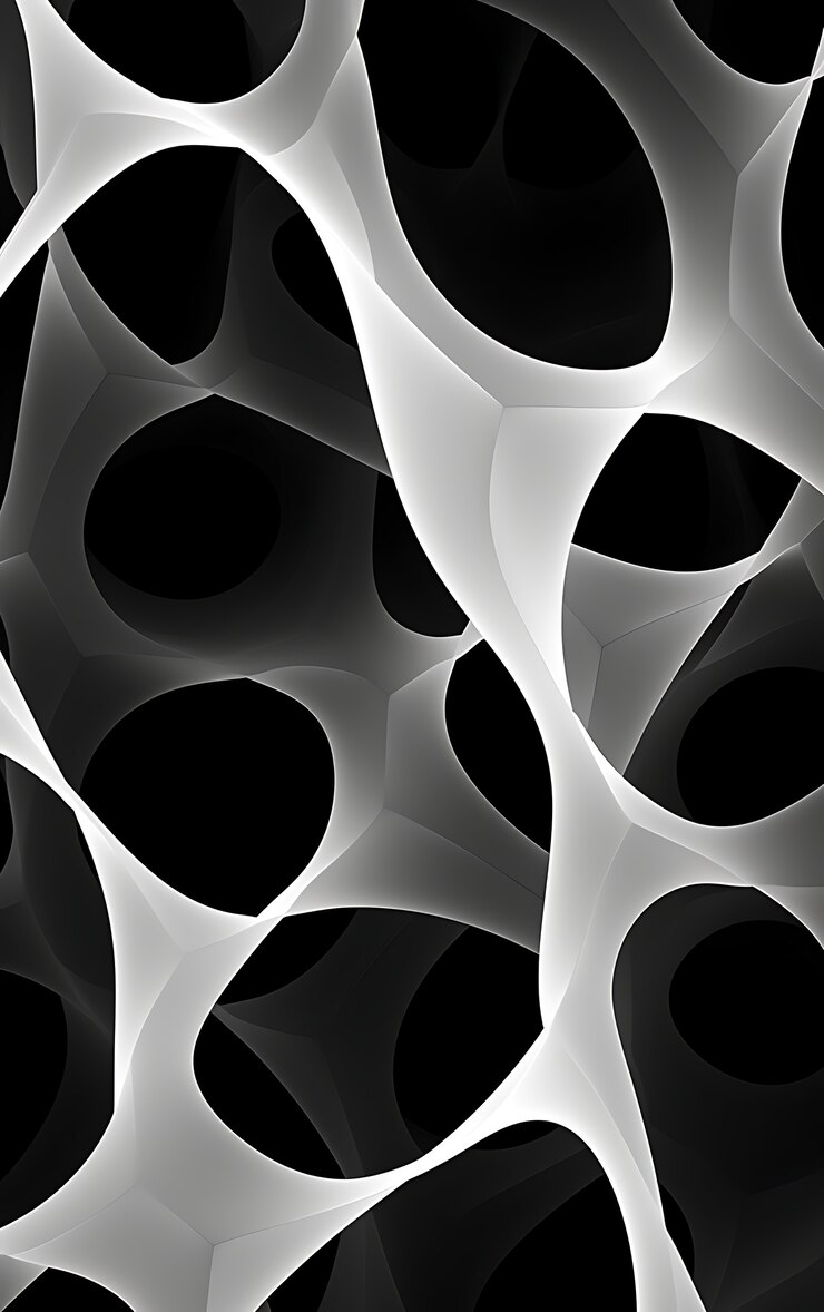 Foto gratuito renderización en 3d de un fondo abstracto en blanco y negro