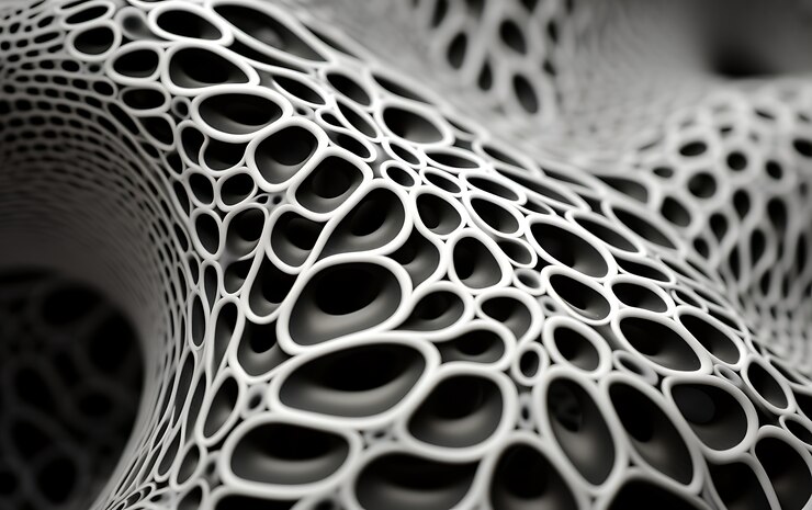 Foto gratuito renderización en 3d de un fondo abstracto en blanco y negro