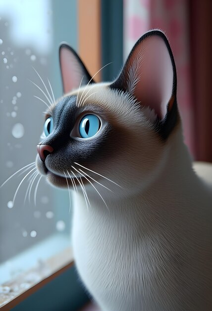 Renderización en 3D de la ilustración de animales