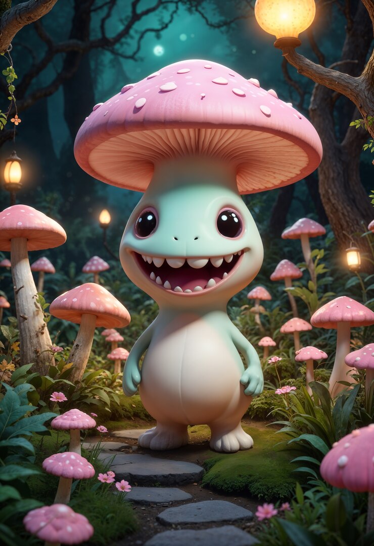 Renderización en 3D del personaje de Halloween