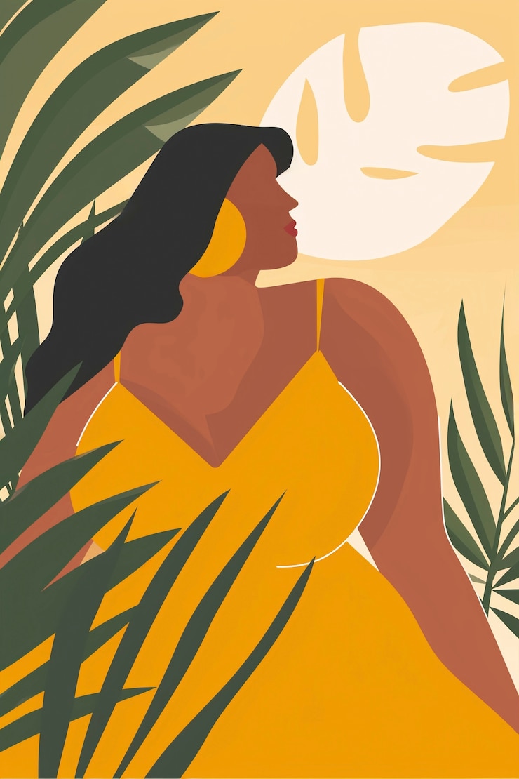 Foto gratuito renderización de la ilustración de arte digital de verano.