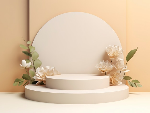 Renderizado en 3D de las flores
