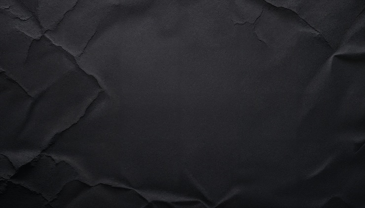 Foto gratuito renderizado en 3d de papel roto negro