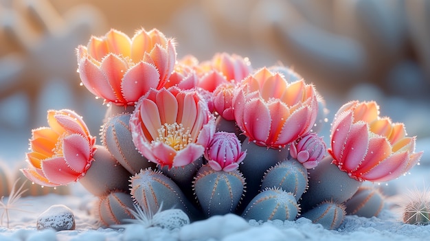 Una representación en 3D de un cactus mágico
