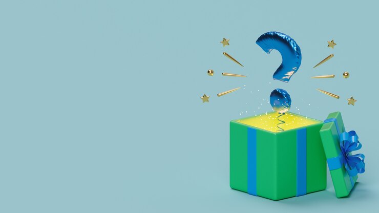 Foto gratuito representación 3d de la caja misteriosa