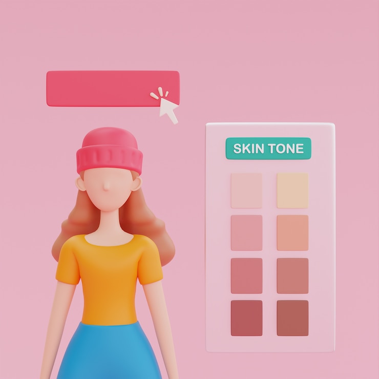 Foto gratuito representación 3d del diseño de avatar en línea