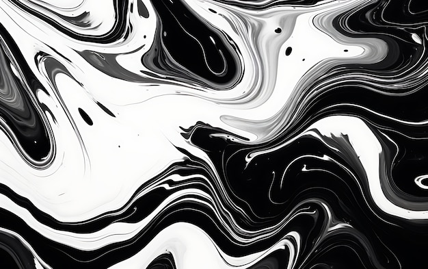 Representación 3D de fondo abstracto en blanco y negro