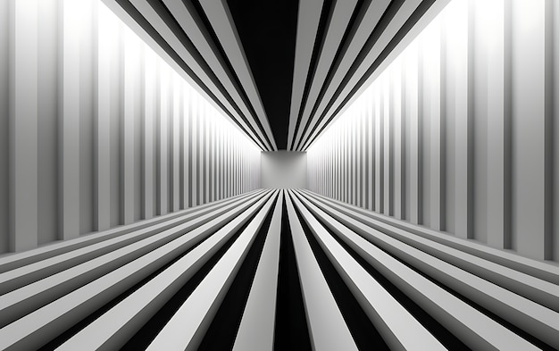 Foto gratuita representación 3d de fondo abstracto en blanco y negro