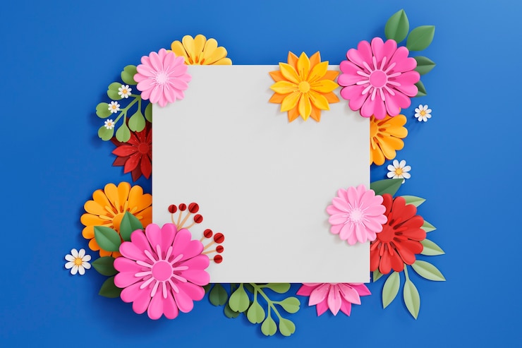 Foto gratuito representación 3d de papel tapiz de primavera