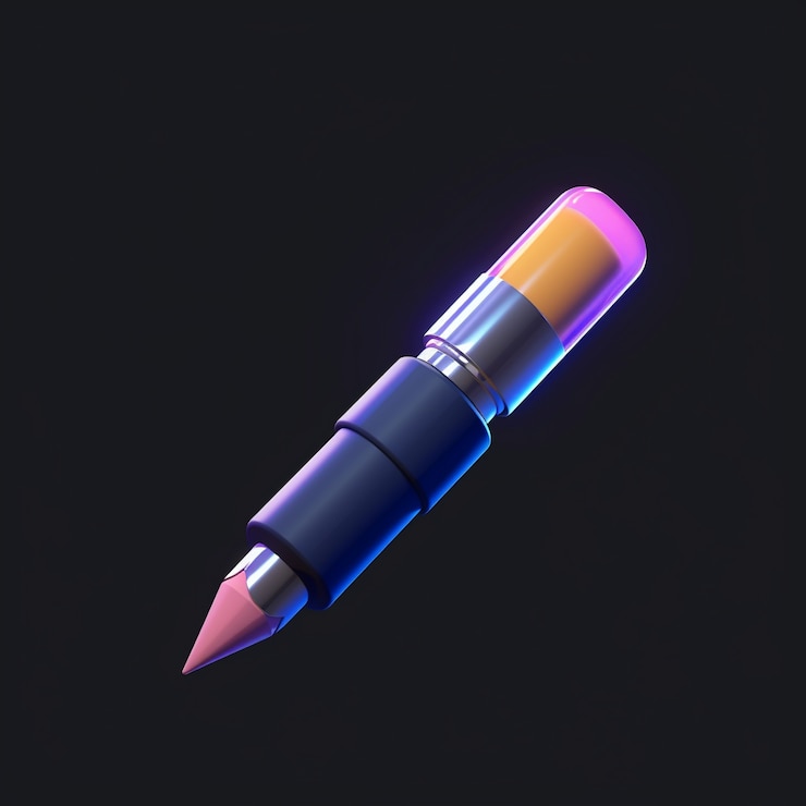 Foto gratuito representación 3d de pluma ai generada
