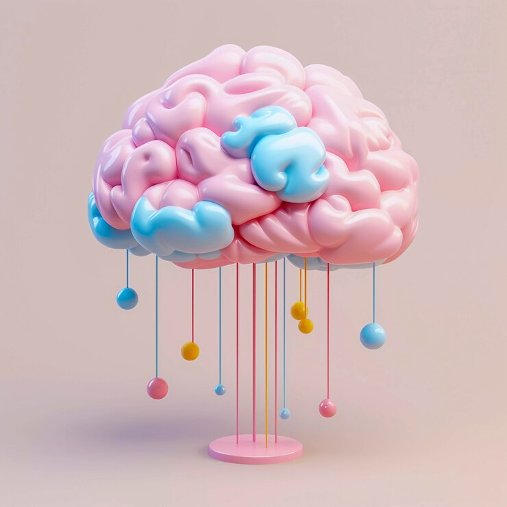 Foto gratuito representación del cerebro o intelecto humano.