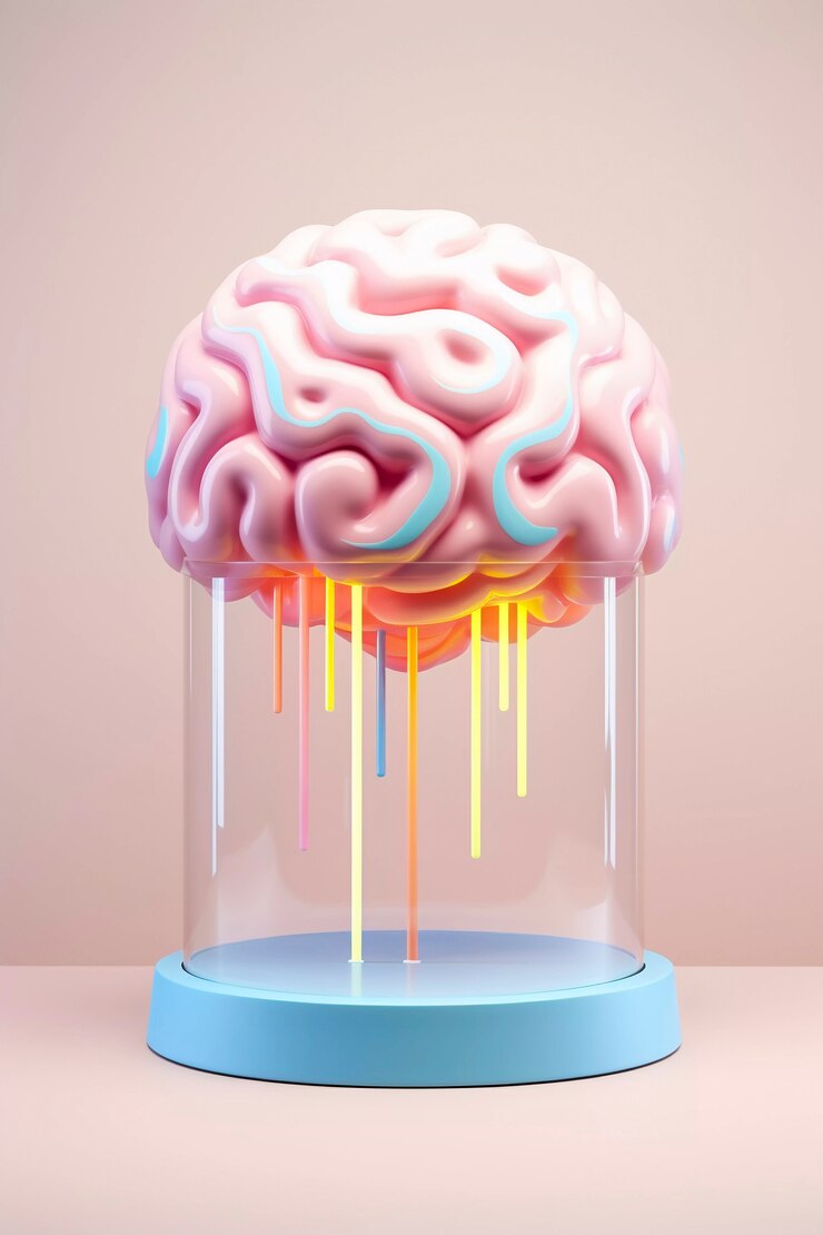 Foto gratuito representación del cerebro o intelecto humano.