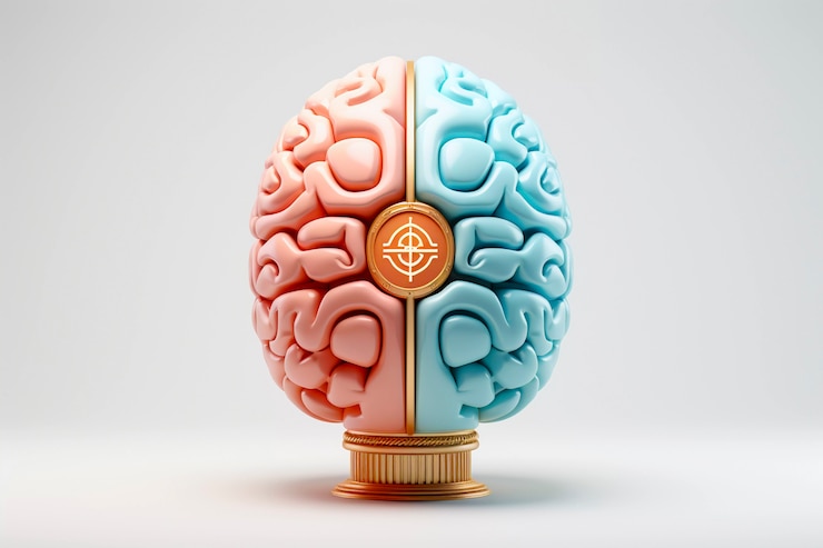 Foto gratuito representación del cerebro o intelecto humano.